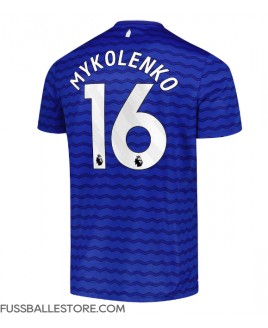 Günstige Everton Vitaliy Mykolenko #16 Heimtrikot 2025-26 Kurzarm